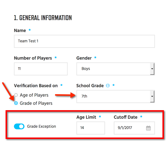 2 - Verification Based on Grade with Grade Exception